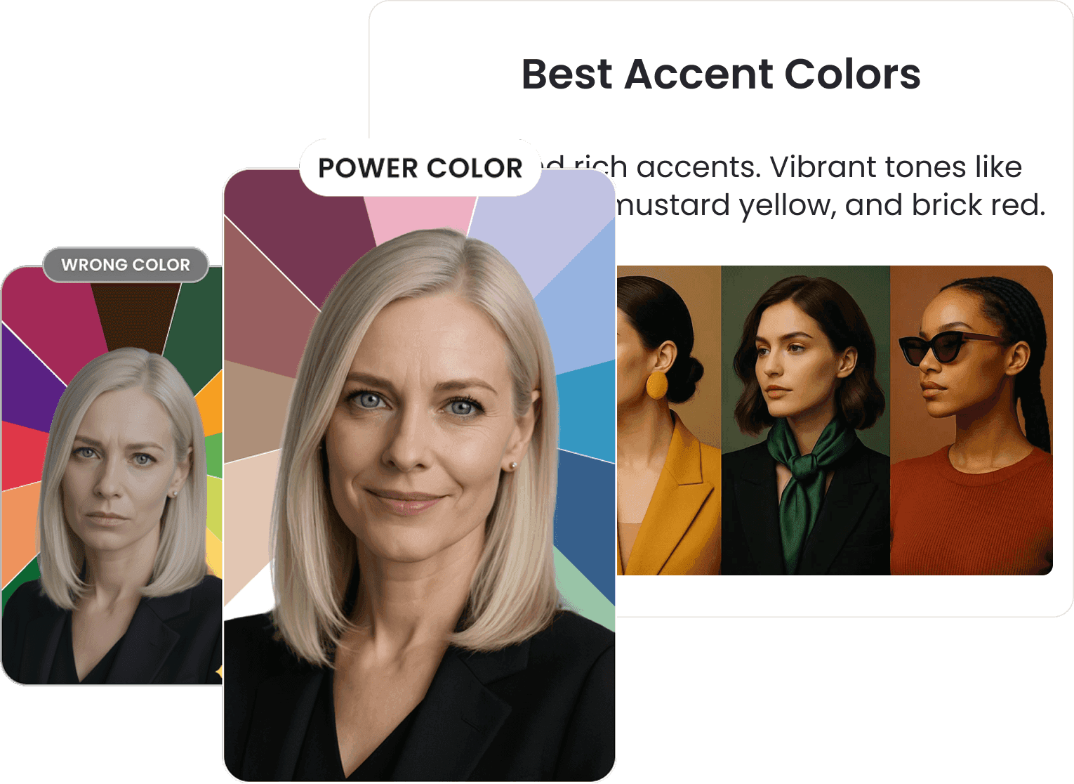 Illustration: personal color analysis